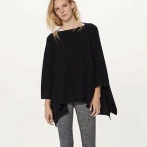 Lululemon wool be cozy poncho